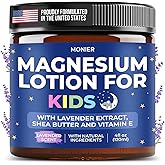 Magnesium Lotion for Kids - Relaxing Magnesium Cream with Lavender, Shea Butter, Aloe Vera - 100% Natural Ingredients (4 oz, Unscented)
