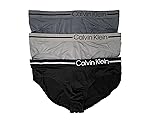 Calvin Klein Men`s Microfiber Hip Briefs 3 Pack