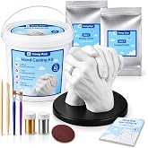 Hongkee Hand Casting Kit for Couples, Wedding, Hand Mold | Easy DIY Romantic Keepsake Gift for Anniversary, Wedding, Birthday,Bridal,Engagement, Valentine&rsquo;s Day,Non-Toxic,Safe