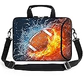 ARIYIDA 15" laptop sleeve laptop bag chromebook case adjustable shoulder strap with handle accessory pocket for men women (RYD-15-7)