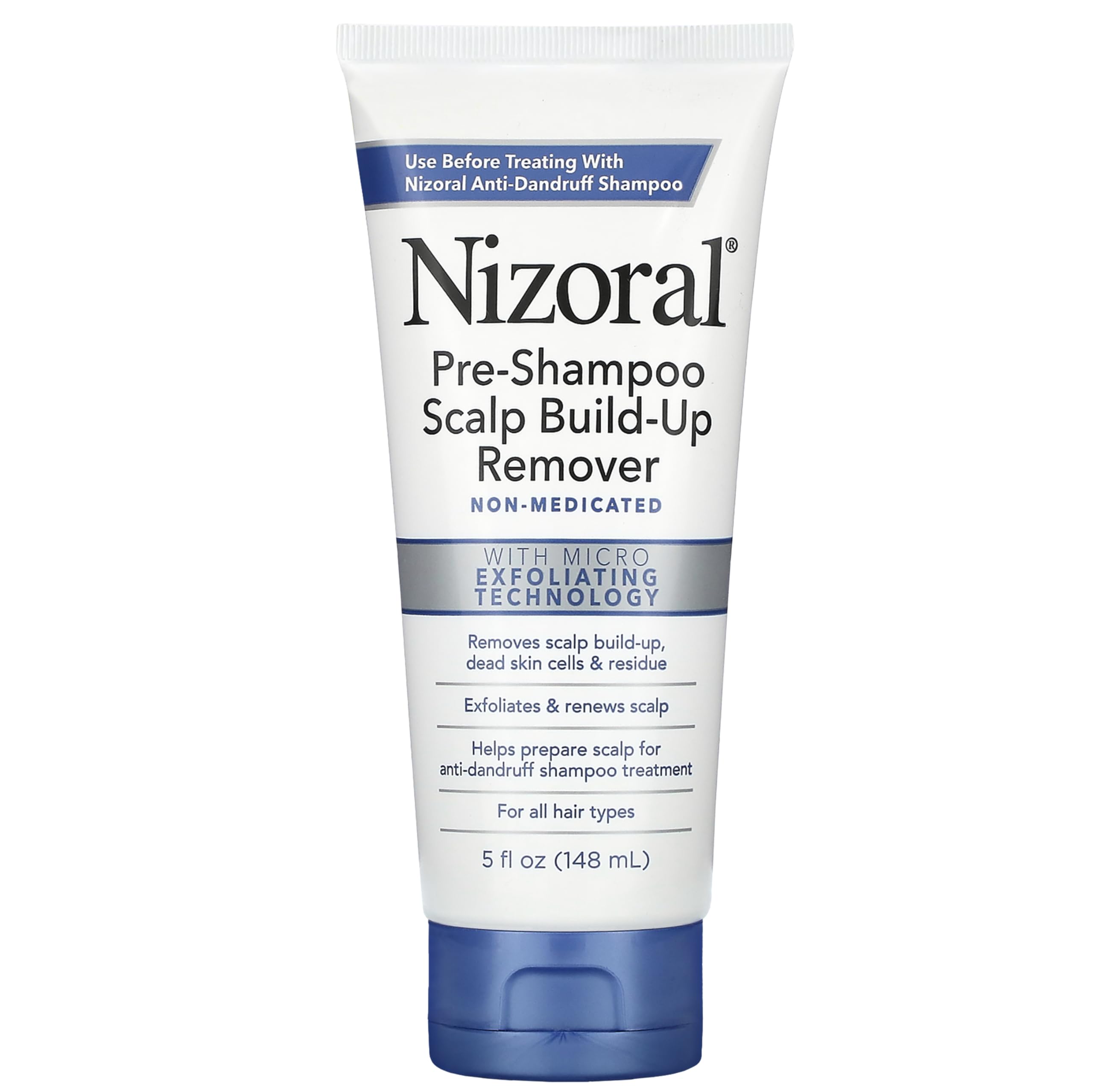 Nizoral Pre-Shampoo Scalp Build-Up Remover - Exfoliates and Renews, Helps Prepare for Anti-Dandruff Shampoo Treatment, 5 oz (Pre-Shampoo)