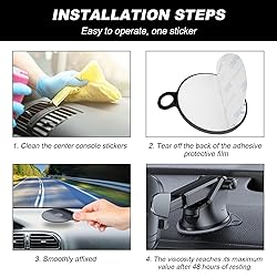 DXNQ 3 PCS Dashboard Pad Mounting Disk for Suction