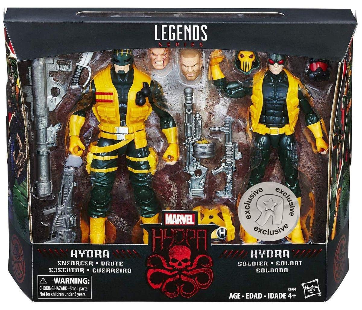 Photo 1 of Marvel Legends Hydra Soldier and Hydra Enforcer Toys R Us Exclusive Action Figure 2-Pack