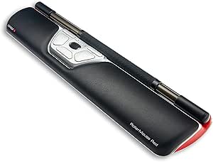 Contour Design RollerMouse Red Wired - Wired Ergonomic Mouse for Laptop and Desktop Computer Use - 2.4 GHz Ambidextrous Computer Mouse - Mac &amp; PC Compatible