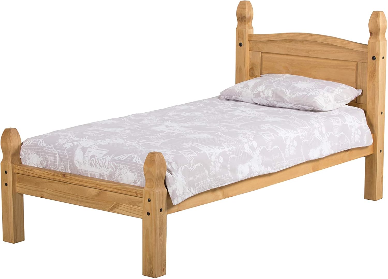 AMANI INT SALVADOR MEXICAN CORONA SOLID BRAZILIAN PINE BED FRAME (3ft
