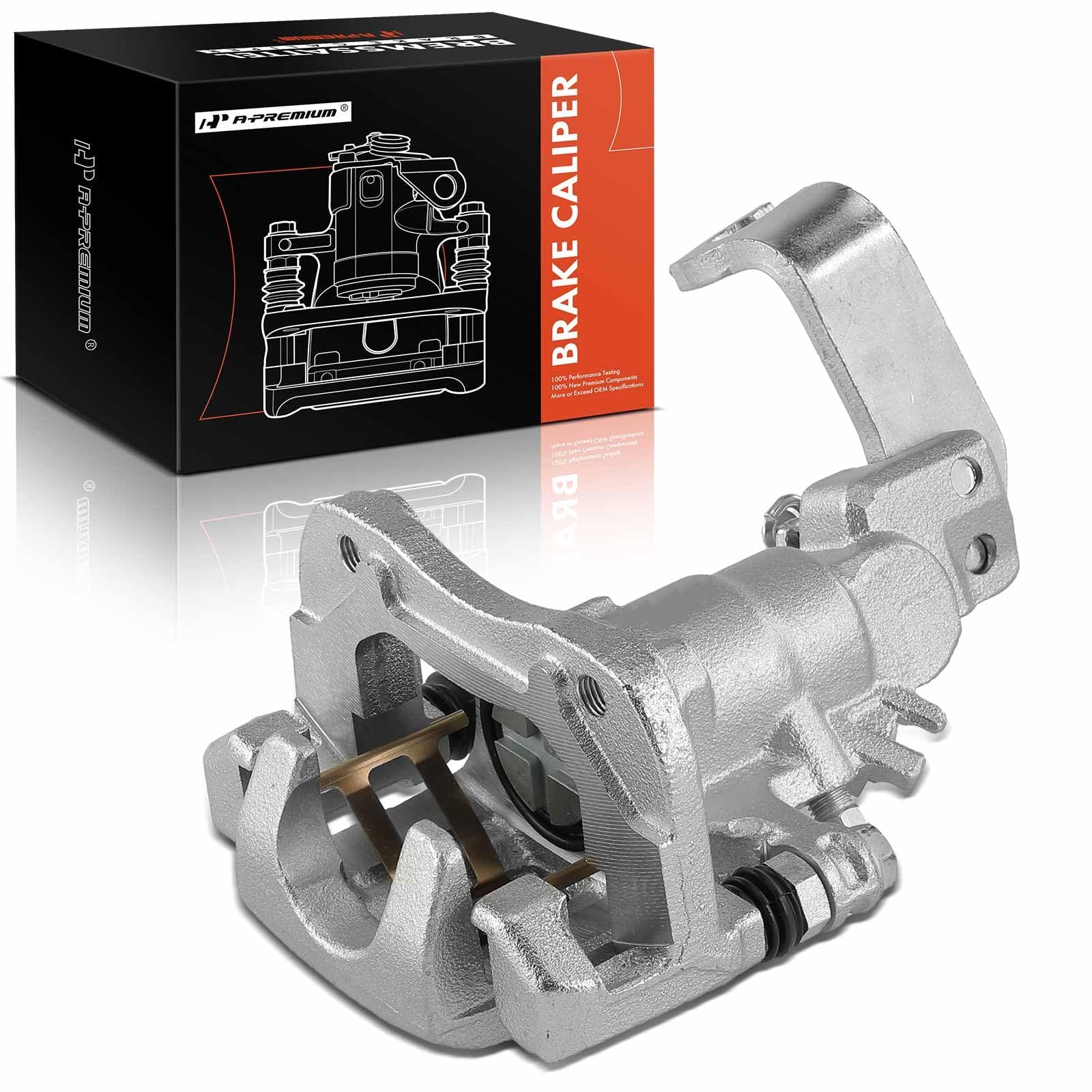 Photo 1 of A-Premium Disc Brake Caliper Assembly with Bracket Compatible with Select Acura and Honda Models - TSX 2004-2008, Accord 1998-2007 - Rear Left Driver Side