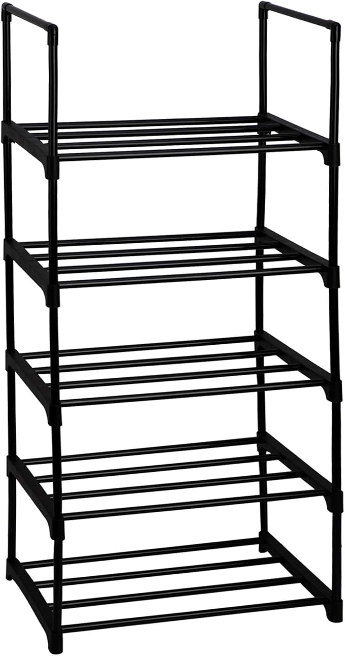 Shoe Shelf 5 Tier Shoe Rack for Small Space,Separable into Two Narrow