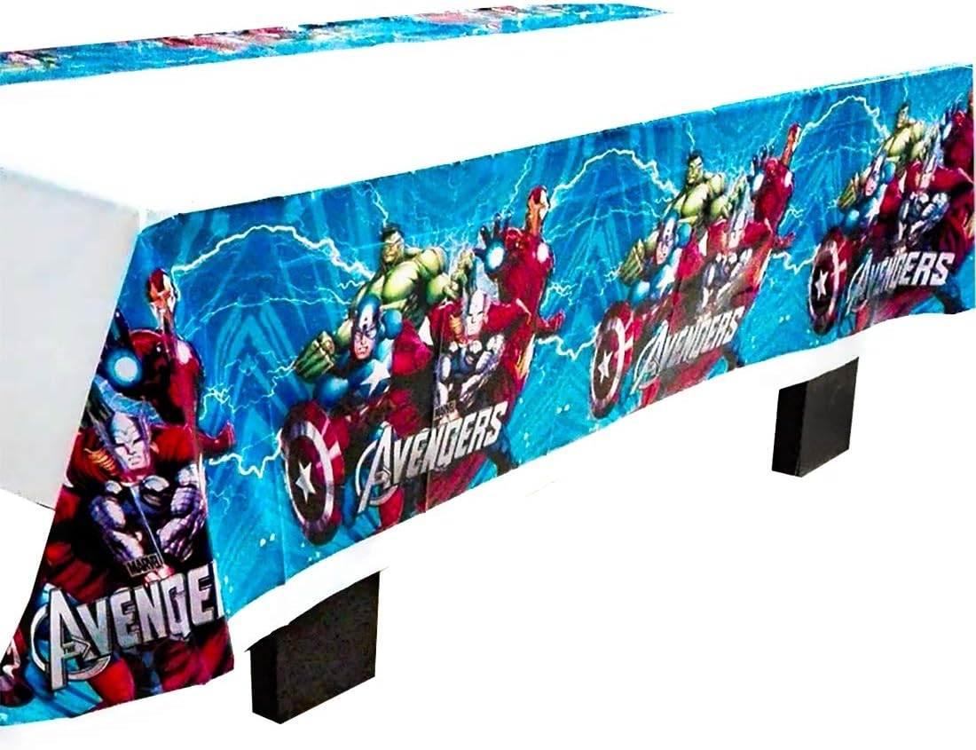 Amazon Com Charmtm Set Of 2 Superhero Tablecloths Av Party