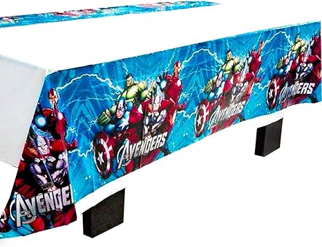 Avengers Set Of 2 Tablecloths Hulk Iron Man Captain America Party