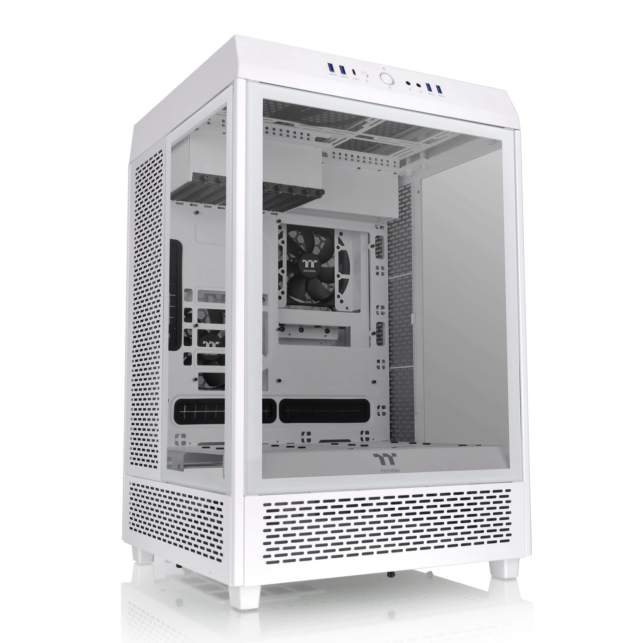Thermaltake Tower 500 Snow Edition Vertical Mid-Tower Computer Chassis Supports E-ATX CA-1X1-00M6WN-00