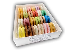 MACARON BITES Assorted Macaron Cookies Gift Box - 24 Count