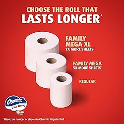 Charmin Toilet Paper Ultra Strong Clean Touch, 18
