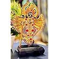 Hastcraft Vrindavan Banke Bihari Ji Shri Krishna Idol with Wooden Base