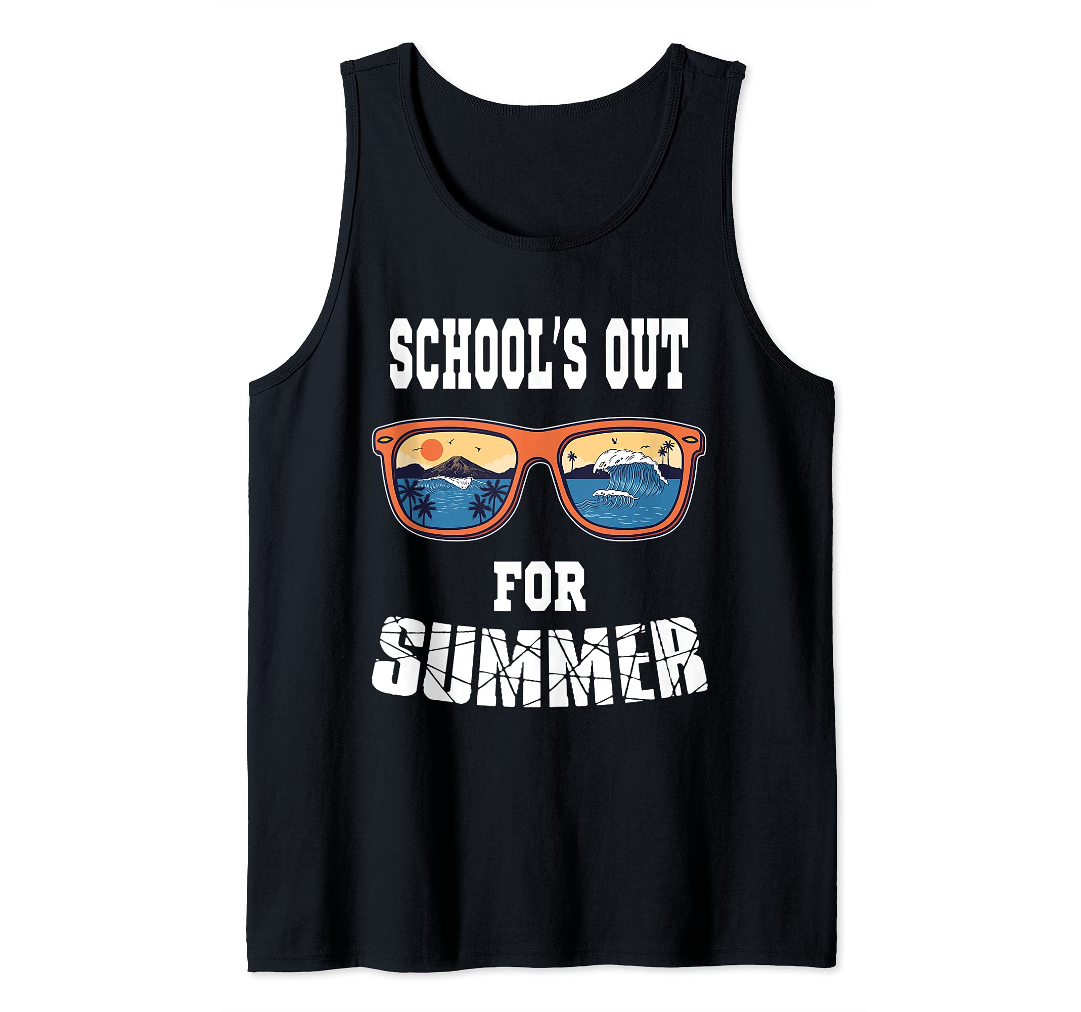 Last Day of School Teacher Student Schools out for Summer Tank Top