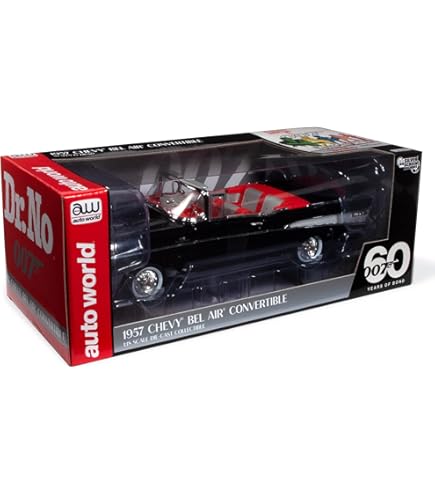 1/18 1957 ベルエア ポリスカー Road Signature Amazon.com: 1957 Chevy Bel Air Hardtop Black with White Top