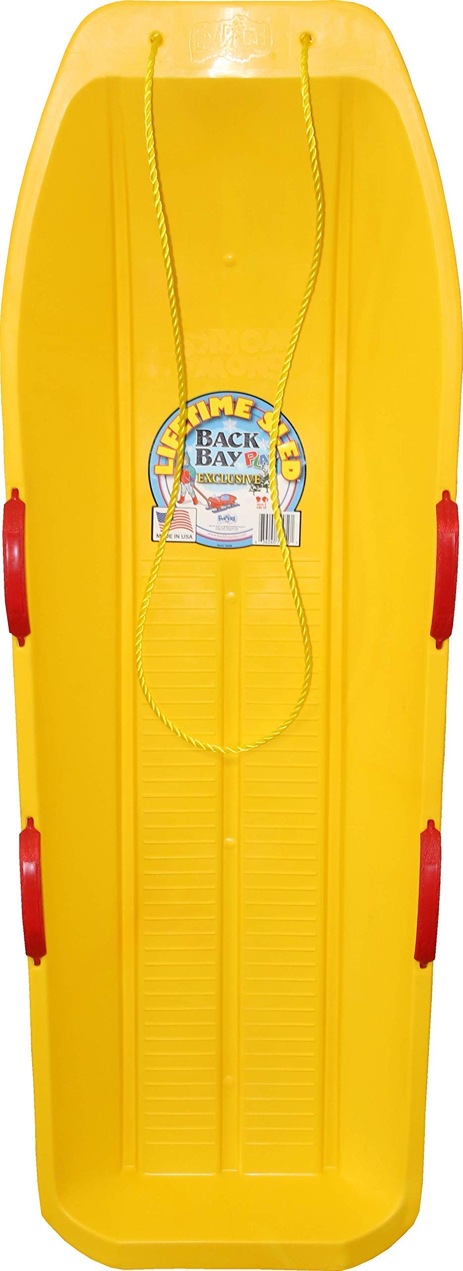 Back Bay Play Lifetime Snow Sled TwoRider Snowball Maker Toy for