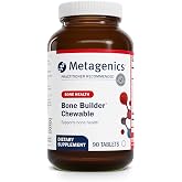 Metagenics Bone Builder MCHC Chewable Calcium Supplement, 90 Tablets | Calcium Supplement for Women and Men, with Vitamin D and Magnesium, Supports Bone Strength*