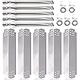 Grill Replacement Parts for Nexgrill 5 Burner 720-0888, 720-0888N, Nexgrill 4 Burner 720-0830H, Members Mark 720-0882D, Stainless Steel Heat Plates, Burner Tubes and Grill Igniters Replacement Kit.