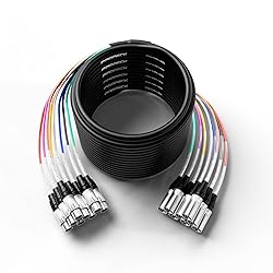 PRORECK 100ft Snake Cable, 8-Channel Shielded Audio