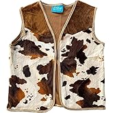 Making Believe Kids Brown Cowboy or Cowgirl Western Dress Up Vest (Choose Size)