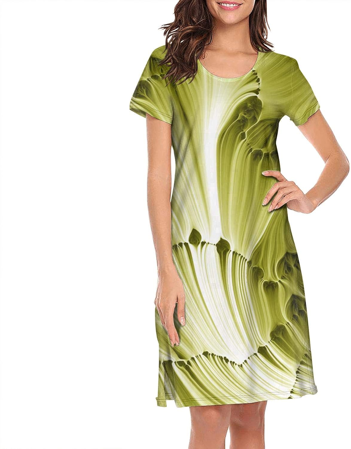 Crewneck Short Sleeve Nightgown Archery 