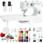 Gobreezy Portable Mini Sewing Machine for Beginners with Extension Board | 12 Built-In Stitches, Heavy Duty, Hand Held, for Adults &amp; Kids