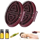 2Pcs Meridian Massage Brush, Full Body SPA Relaxation Massager Brush, Acupressure Meridian, Scalp Massage, Full Body Relaxation Comb,Beauty Salon Professional MeridianBrush