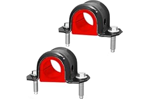 Suspension Dudes Front CODE RED Sway Bar Stabilizer Bracket/Bushing Kit FITS Wrangler, Ram 1500 2500 3500, Dakota, Durango, 1994-2018 - Bushings Made In USA - 30 mm Diameter Bar - 928-563 K7352