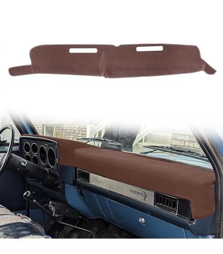 Amazon.com: Yiz Dash Cover Mat Custom Fit for 1981-1991 Chevrolet