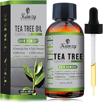 Kanzy Essential Tea Tree Oil Treatment For Face Hair Nail Acne