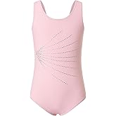 Yizuoding Gymnastics Leotards for Girls Leotard for Dance Ballet Sparkly One-Piece Kids Toddlers Tumbling Outfits 2-12 Years