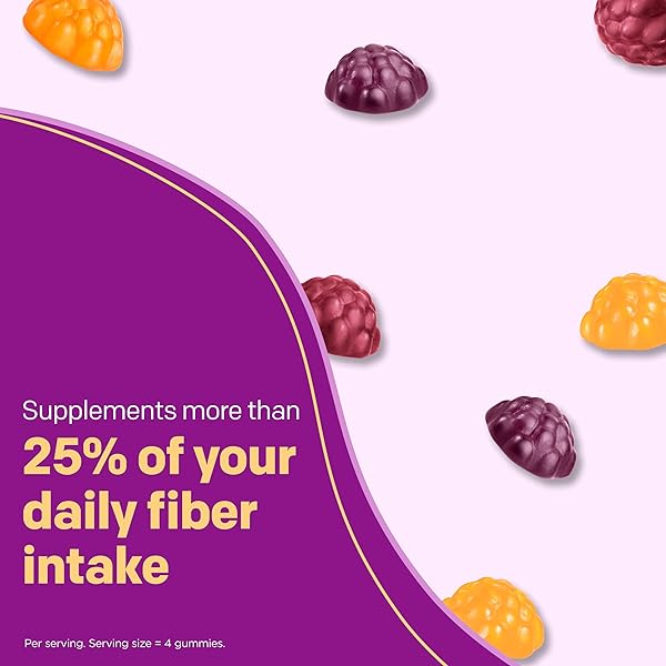 MIRAFIBER GUMMIES FROM THE MAKERS OF MIRALAX, 8G OF DAILY FIBER PER SERVING, METABOLISM SUPPORT WITH B VITAMINS, GUT HEALTH FOR MEN & WOMEN,PREBIOTIC FIBER GUMMIES FOR ADULTS, MIXED FRUIT FLAVOR 72CT