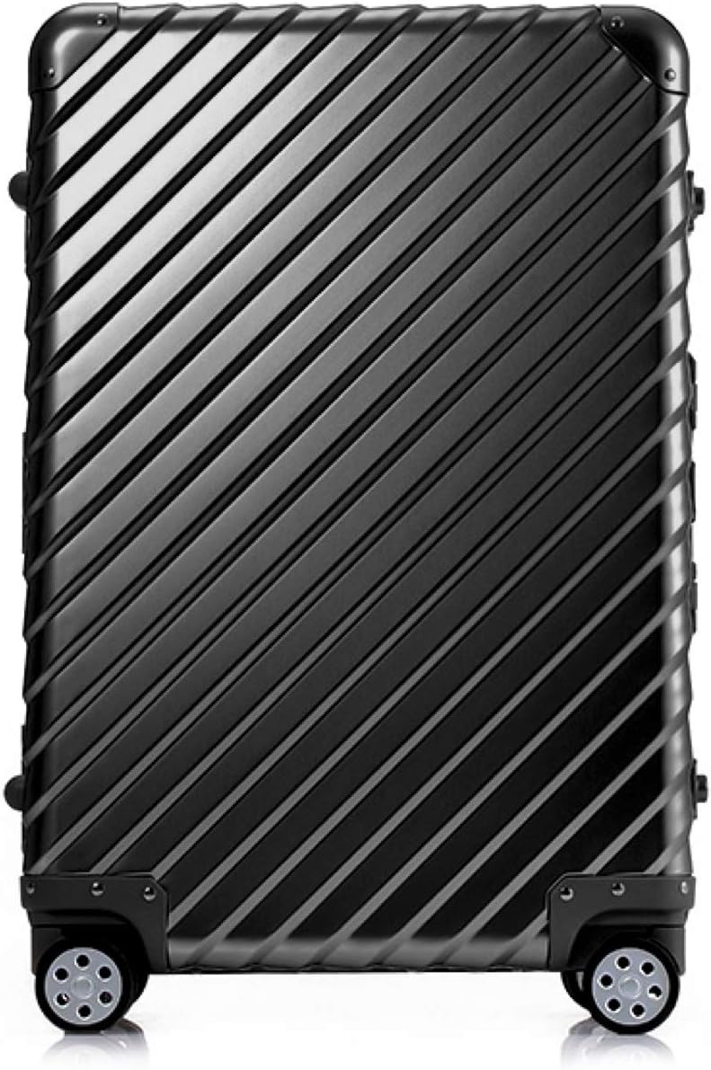 Enkloze KLASIK Aluminum Carry-On Suitcase - Spinner 100% Aluminum TSA Approved (Carry On - 20", Black)