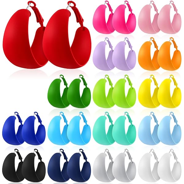 Simple Thin Hoop Earrings - 1.5 Inch Lightweight Circle Earrings, Small & Dainty