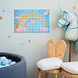 Outus 12 Pc Unicorn Reward Chart Set 360 Stickers Behavior Training for Girls view 2