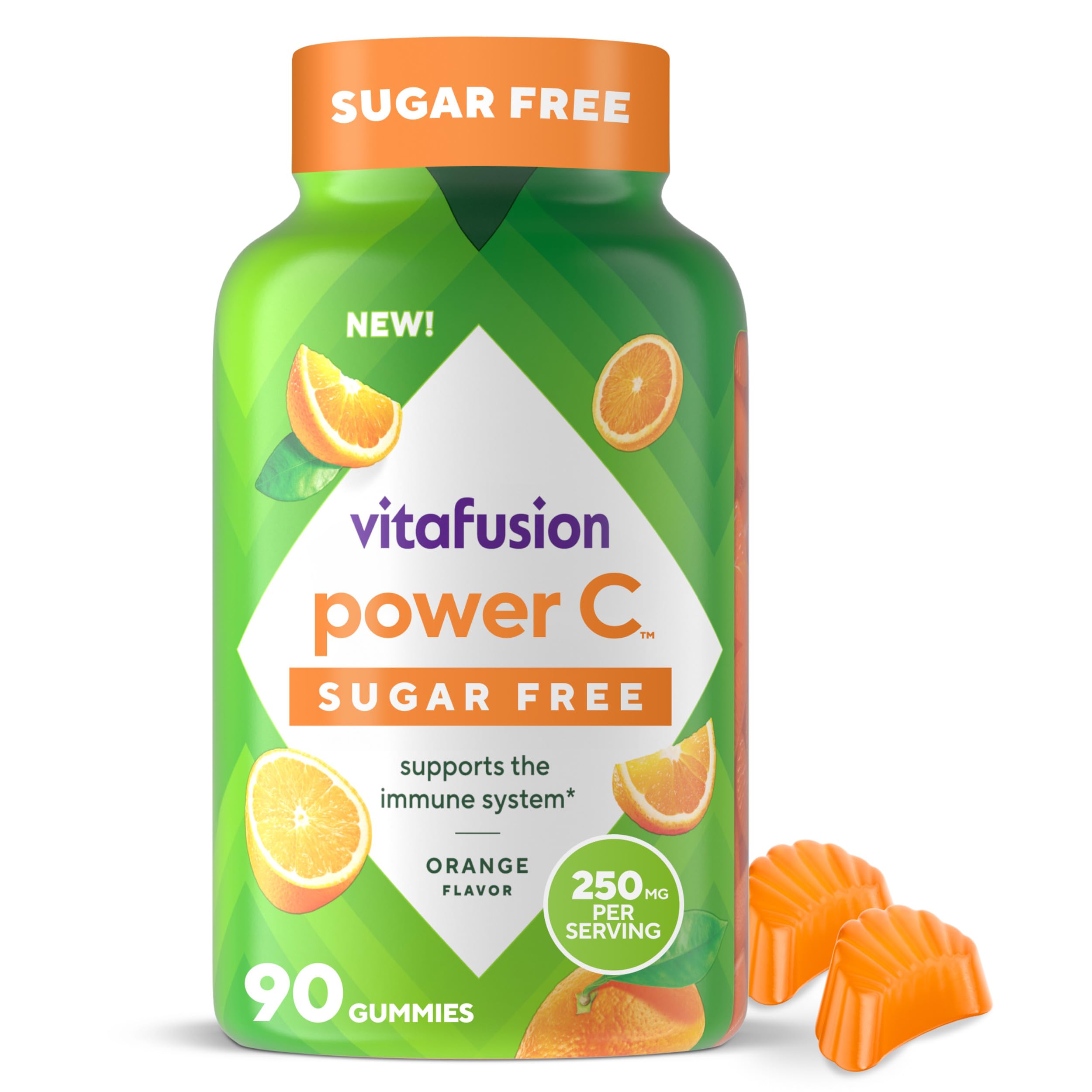 Power C Gummies Sugar Free (Orange Flavor)
