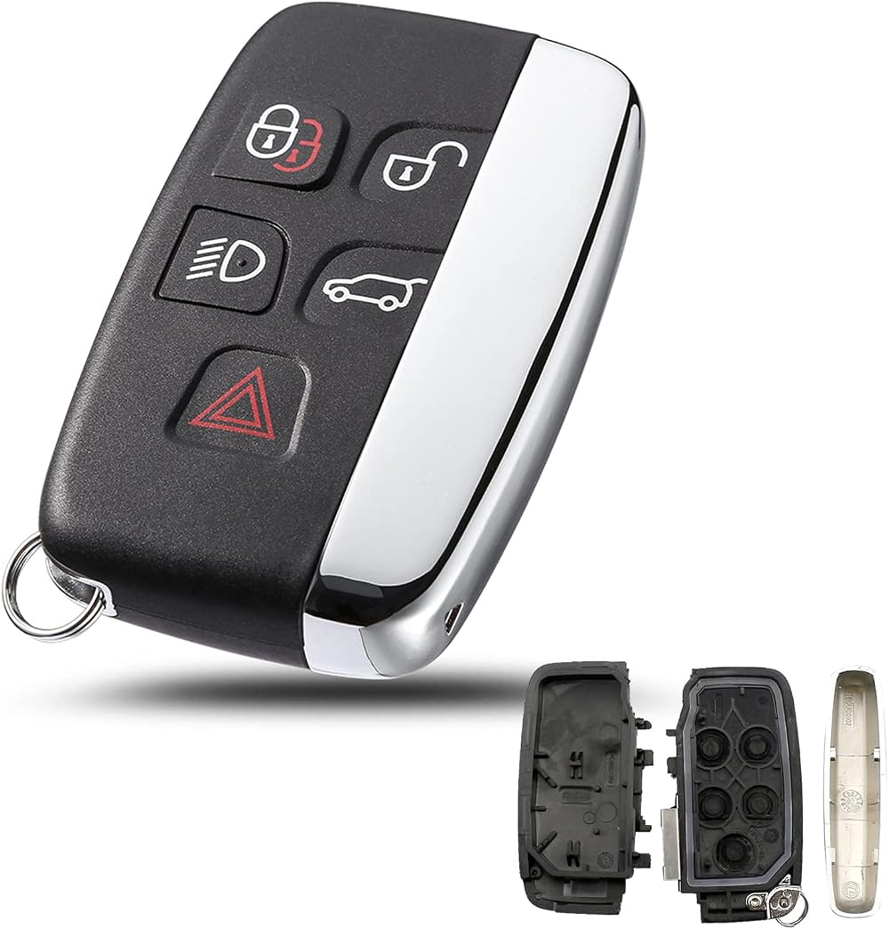 Heart Horse 5 Button Key Shell Case for Land Rover Range Rover Evoque LR4