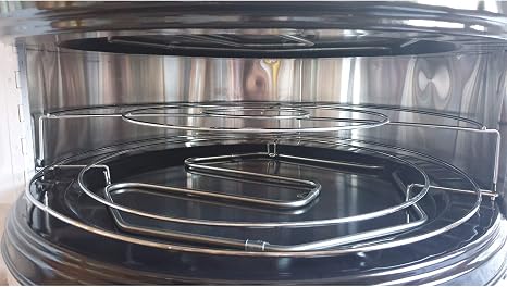 50°-300 °C 40 litri con termostato colore: nero Mini forno rotondo per  pizza 1300 W smaltato Fornetti elettrici Elettrodomestici speciali  berjaya.edu.my