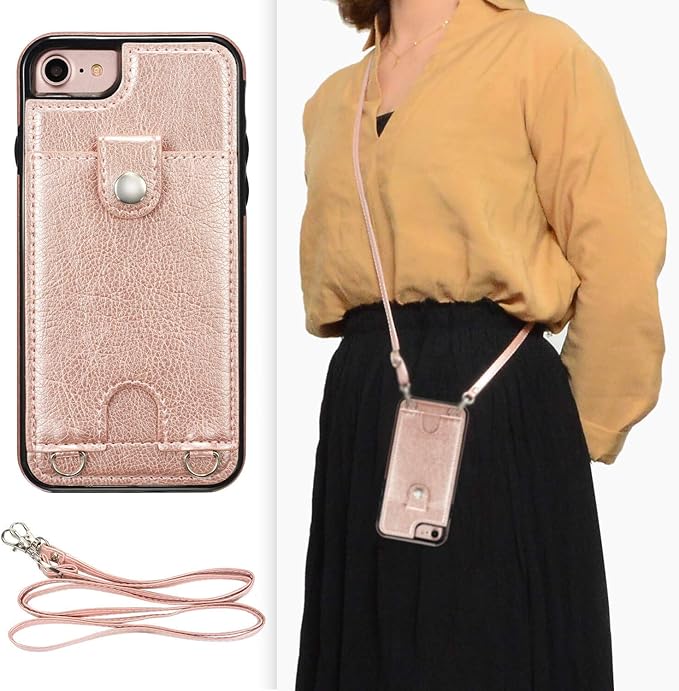 DEFBSC Lanyard Case for iPhone 7/iPhone 8/iPhone SE(2020), Adjustable