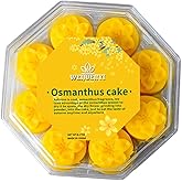 WEIJUEJIYI Osmanthus Cake 9.17oz, Moon cakes, Tea snacks，Osmanthus Flavor | Chinese tea desserts, delicate and sweet texture, golden color, strong fragrance of osmanthus,suitable for various occasions