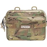 EXCELLENT ELITE SPANKER Tactical Molle Admin Pouch Utility Organizer EDC Medical Bag Utility EDC Tool Pouch with Shoulder Strap Attachment Pouches Waist Bag