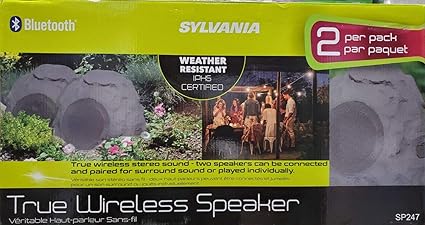 sylvania water resistant bluetooth speaker