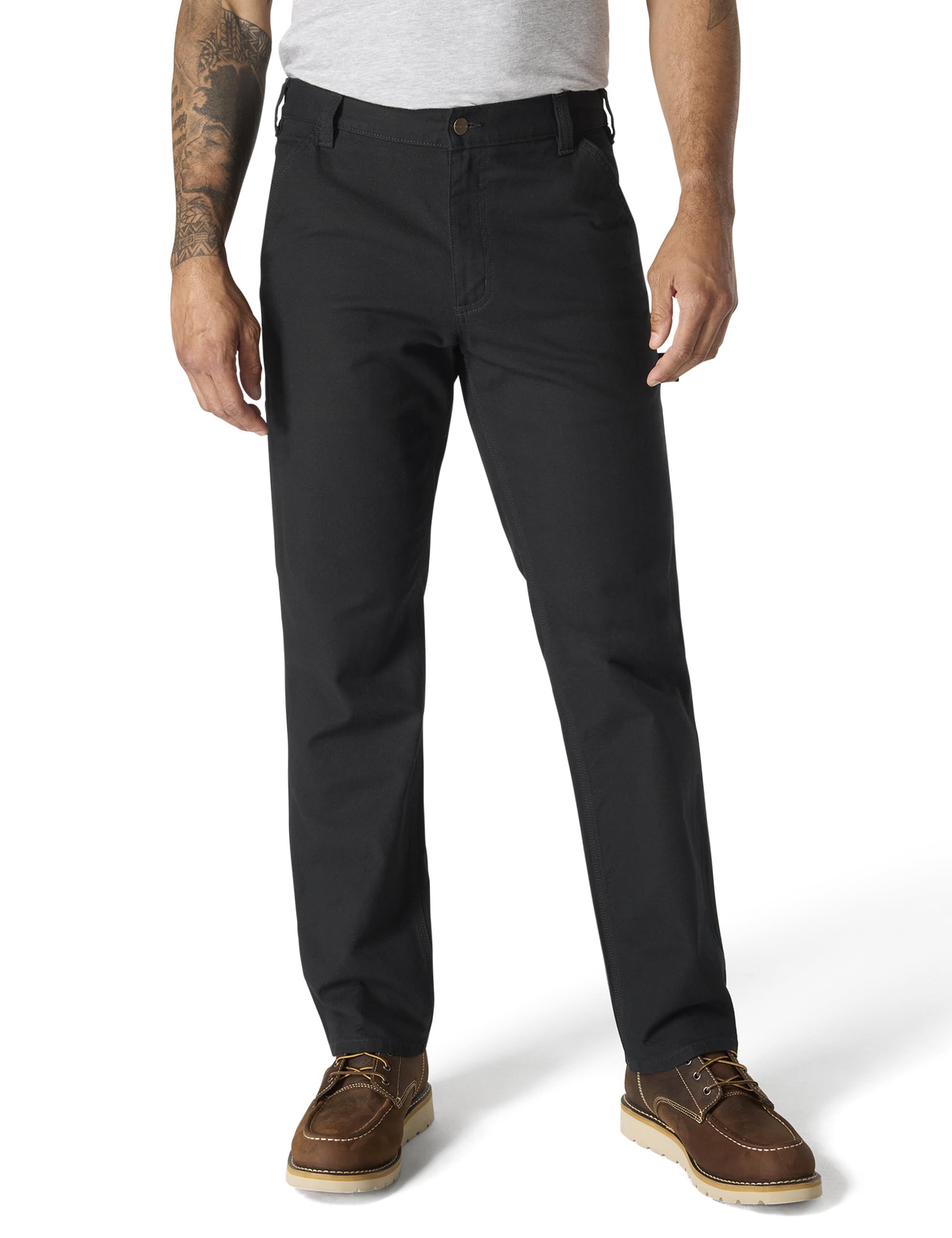 Carhartt Men's Relaxed Straight Rugged Flex Duck Dungaree, Black, W52 x L32 Image Carhartt Men's Relaxed Straight Rugged Flex Duck Dungaree, Black, W52 x L32 Image