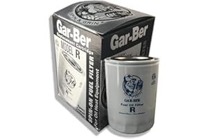 GENERAL FILTERS, INC General Filters 2605 R Replacement Cartridge, 45 gph, For Use With Gar-Ber Spin-On Fuel Oil Filters, Epoxy Coated