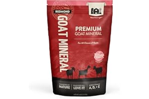 REDMOND Goat Mineral Supplement Mix, Unrefined Salt (5 LB)