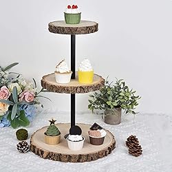 Efavormart 19" Tall | 3 Tier Rustic Cupcake