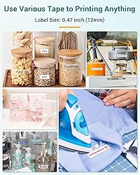 Phomemo P12 Pro Label Maker Machine with Tape, Mini