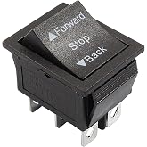 Bonsicoky 2 Pack 6V 12V Forward Reverse Switch | Forward Stop Backward Button, Accessories Replacement Part, For Car Toys