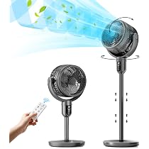Amazon.com: ceamorfco Standing Fan For Bedroom, Pedestal Fan With ...