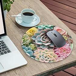 Gctriki Succulents Mouse Pad, Cute Small Mouse Pads